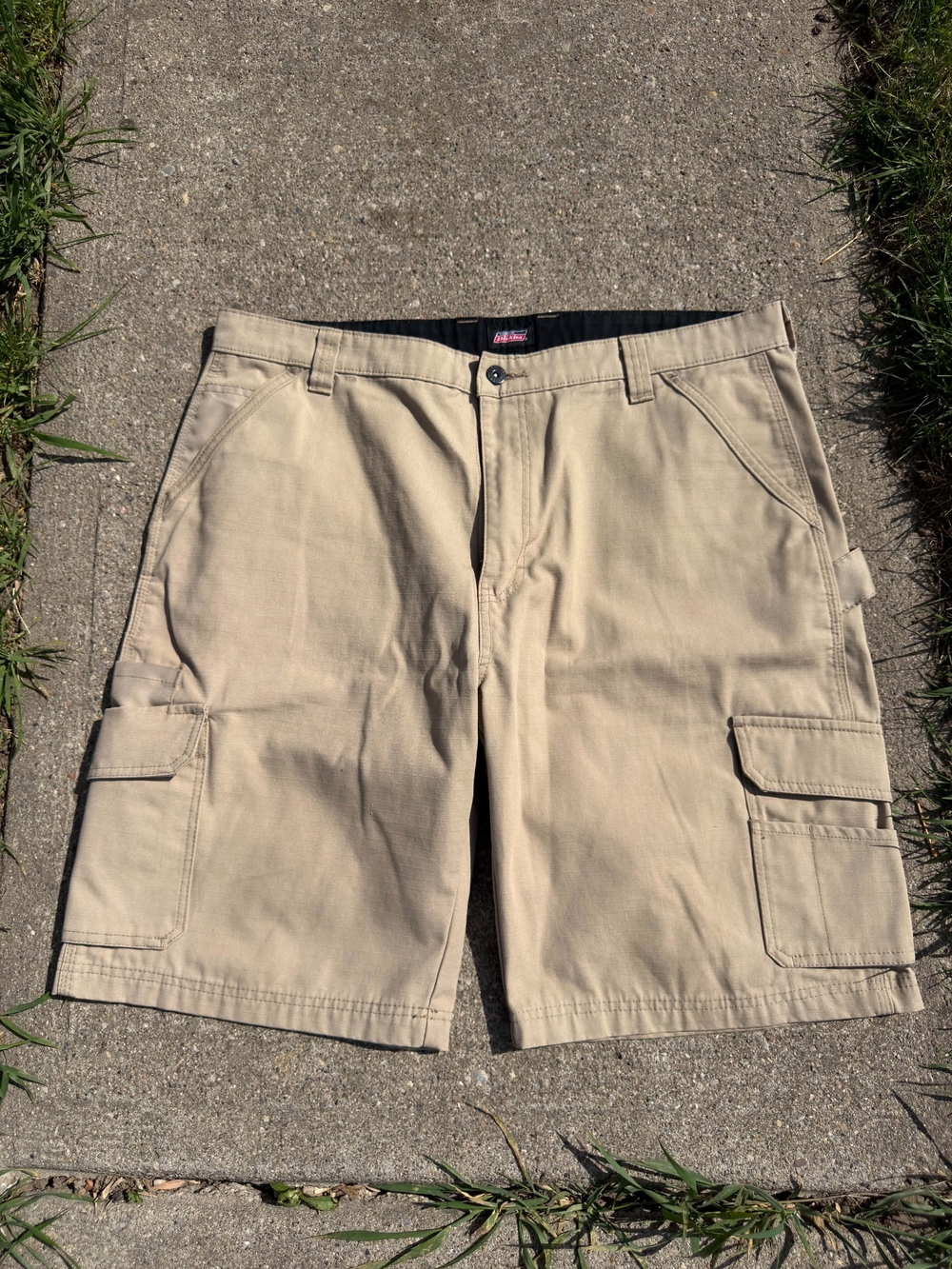 Men's Khaki Cargo Shorts
